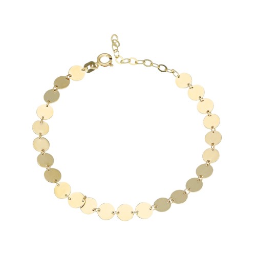 Glorria 14k Solid Gold Scaled Bracelet Glorria 14k Solid Gold Scaled Bracelet