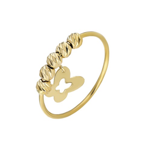 Glorria 14k Solid Gold Dorika Butterfly Ring Glorria 14k Solid Gold Dorika Butterfly Ring