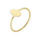 Glorria 14k Solid Gold Hamsa Hands Ring