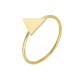 Glorria 14k Solid Gold Threegen Ring