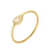 Glorria 14k Solid Gold Yellow Pave Ring