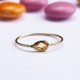 Glorria 14k Solid Gold Yellow Pave Ring