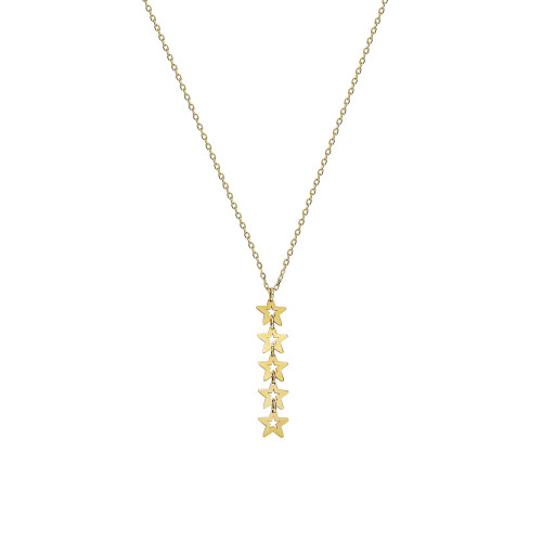 Glorria 14k Solid Gold Star Necklace Glorria 14k Solid Gold Star Necklace