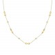 Glorria 14k Solid Gold Dorika İnfinity Necklace