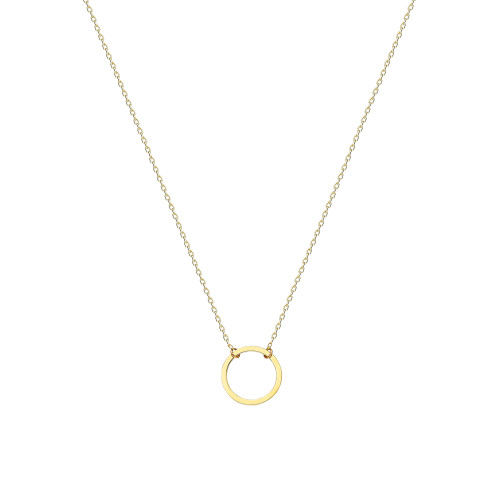 Glorria 14k Solid Gold Ring Necklace Glorria 14k Solid Gold Ring Necklace