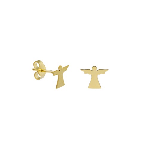 Glorria 14k Solid Gold Angel Earring Glorria 14k Solid Gold Angel Earring