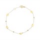Glorria 14k Solid Gold Dorika Star Bracelet