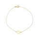 Glorria 14k Solid Gold Sun Bracelet