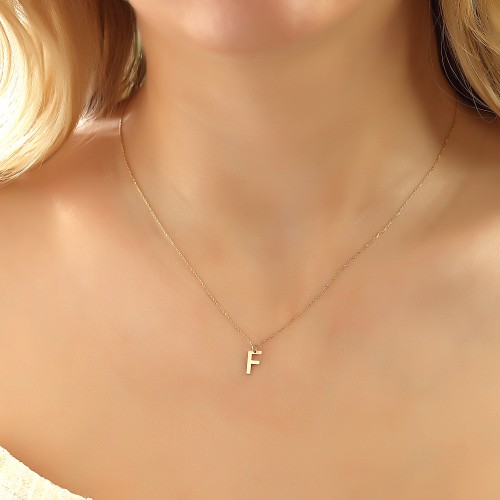 Necklace letter f hotsell