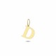 Glorria 14k Solid Gold Letter D Pendant