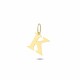 Glorria 14k Solid Gold Letter K Pendant