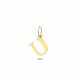 Glorria 14k Solid Gold Letter U Pendant