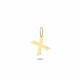 Glorria 14k Solid Gold Letter X Pendant