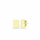 Glorria 14k Solid Gold B Letter Earring