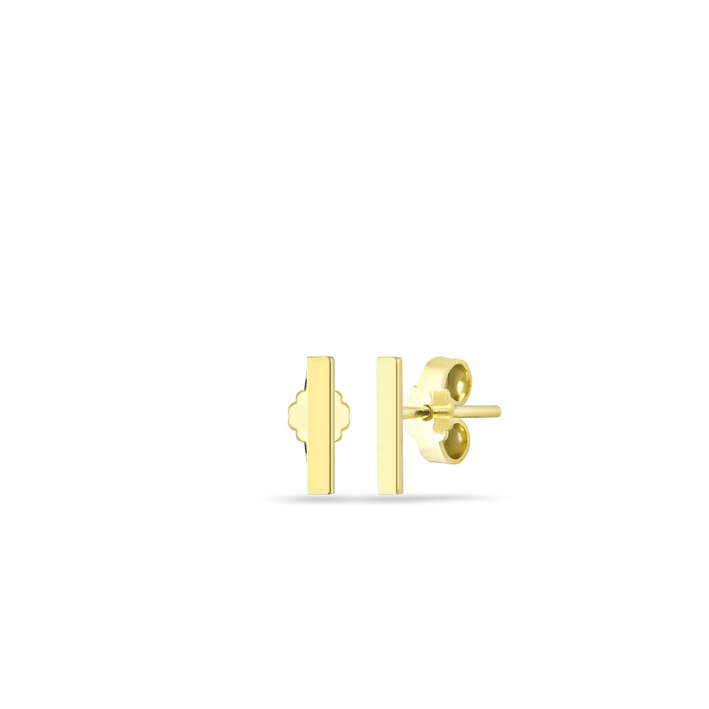 Glorria 14k Solid Gold I Letter Earring