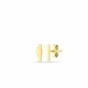 Glorria 14k Solid Gold I Letter Earring