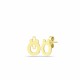 Glorria 14k Solid Gold Ö Letter Earring