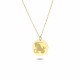 Glorria 14k Solid Gold Capricorn Zodiac Necklace