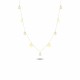 Glorria 14k Solid Gold Bird Luck Necklace