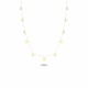 Glorria 14k Solid Gold Daisy Luck Necklace