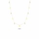 Glorria 14k Solid Gold Ring Luck Necklace