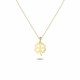 Glorria 14k Solid Gold Clover Necklace