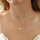 Glorria 14k Solid Gold Elephant Necklace