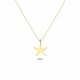 Glorria 14k Solid Gold Starfish Necklace