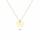 Glorria 14k Solid Gold Bow Necklace