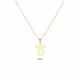 Glorria 14k Solid Gold Angel Necklace