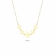 Glorria 14k Solid Gold Flower Necklace