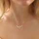 Glorria 14k Solid Gold Heart Necklace