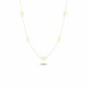 Glorria 14k Solid Gold Daisy Necklace