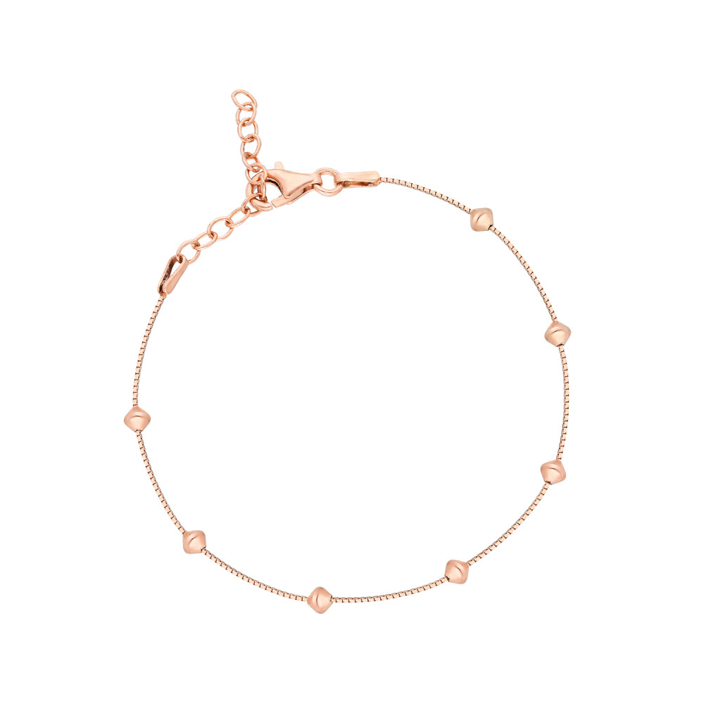 Glorria 925k Sterling Silver Ball Bracelet