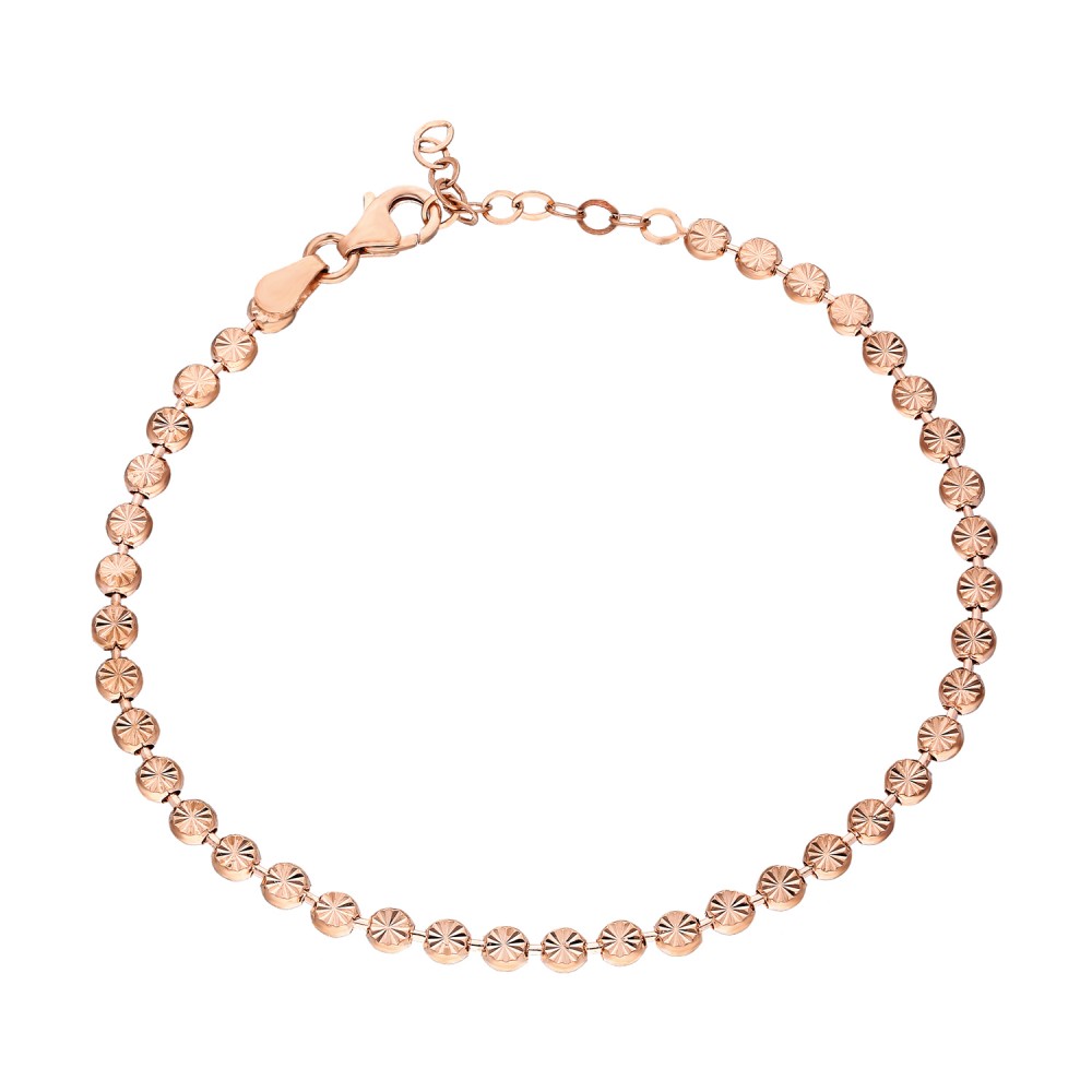 Glorria 925k Sterling Silver With Pencil Ball Bracelet