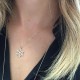 Glorria 14k Solid Gold Snowflake Necklace