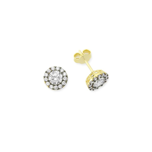 Glorria 14k Solid Gold Oval Earring Glorria 14k Solid Gold Oval Earring