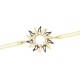 Glorria 14k Solid Gold Sun Bracelet