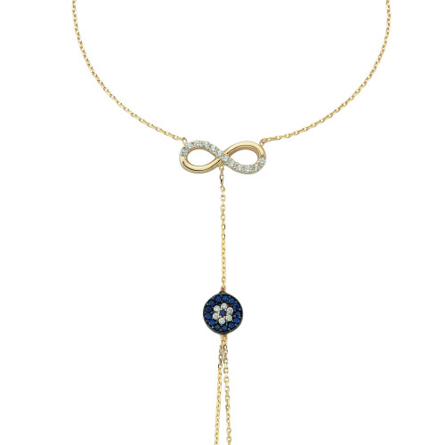 Glorria 14k Solid Gold Infinity Shahmeran Bracelet Glorria 14k Solid Gold Infinity Shahmeran Bracelet