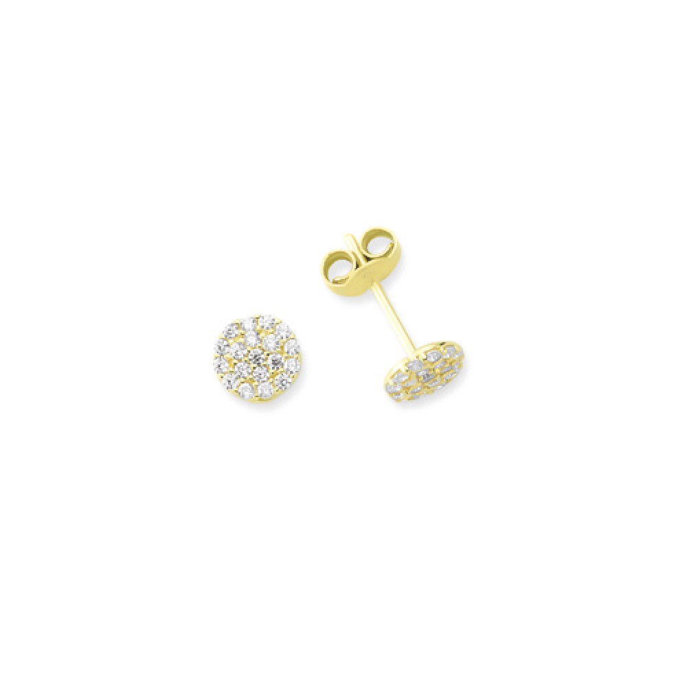 Glorria 14k Solid Gold Peva Earring