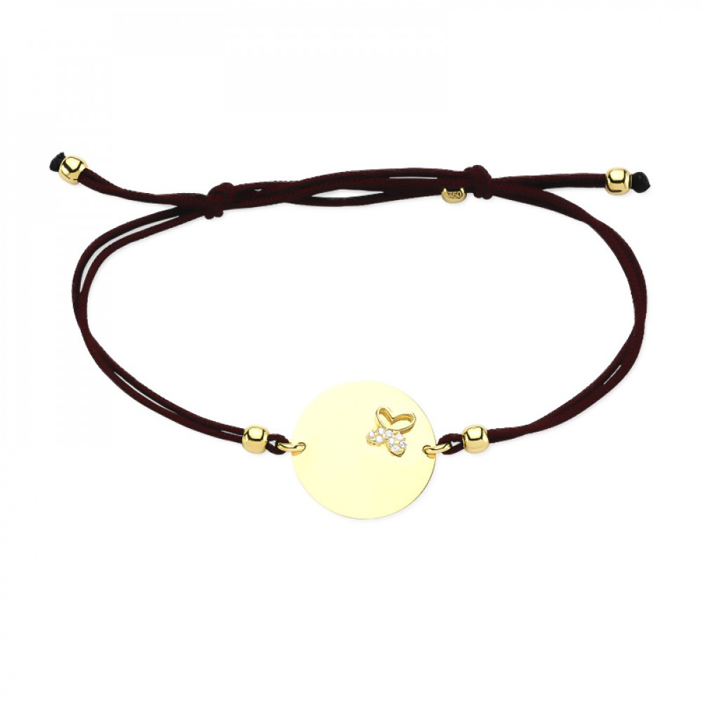 Glorria 14k Solid Gold Butterfly Bracelet Glorria 14k Solid Gold Butterfly Bracelet