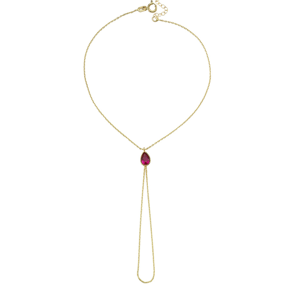 Glorria 14k Solid Gold Drop Shahmaran Bracelet