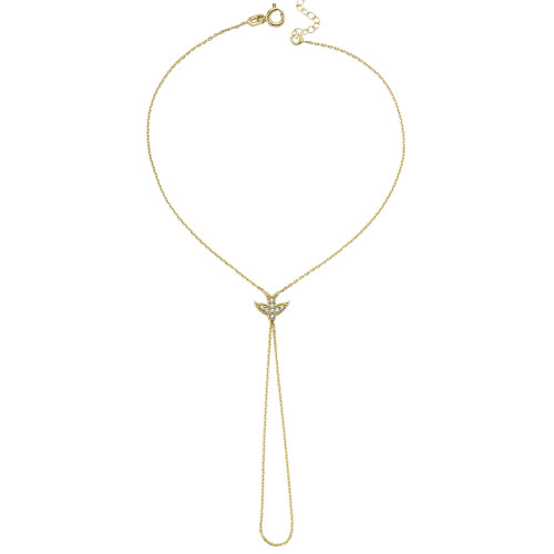 Glorria 14k Solid Gold Swallow Shahmaran Bracelet Glorria 14k Solid Gold Swallow Shahmaran Bracelet