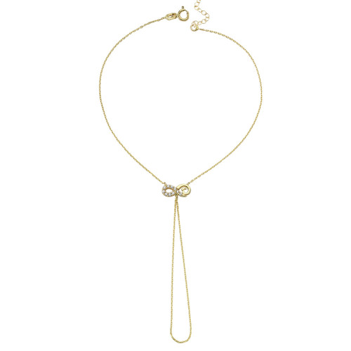 Glorria 14k Solid Gold Infinity Shahmaran Bracelet Glorria 14k Solid Gold Infinity Shahmaran Bracelet