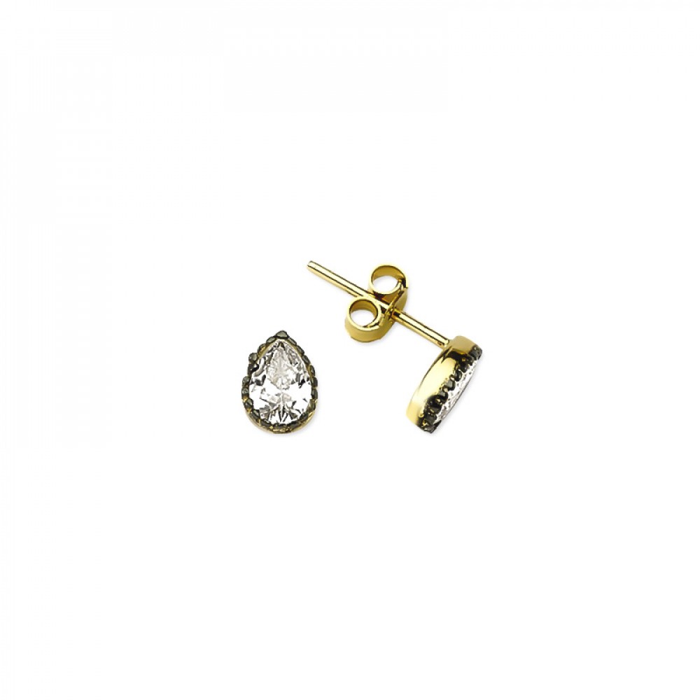 Glorria 14k Solid Gold Drop Earring