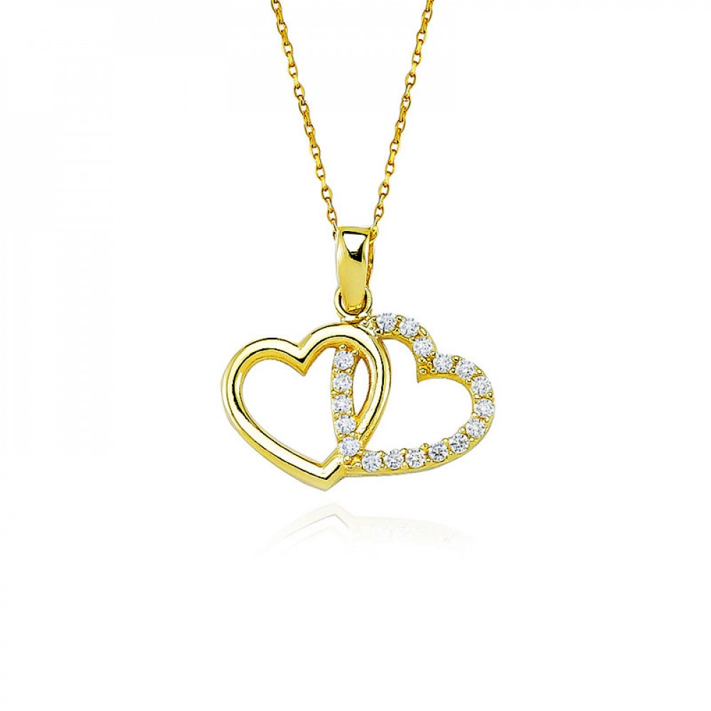 Glorria 8k Solid Gold Heart Pendant