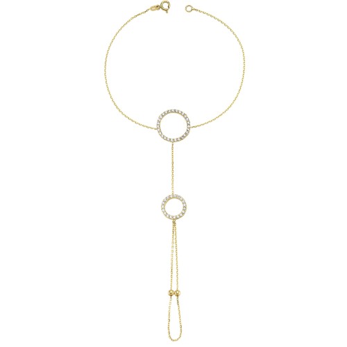 Glorria 14k Solid Gold Circle Pave Shahmaran Glorria 14k Solid Gold Circle Pave Shahmaran