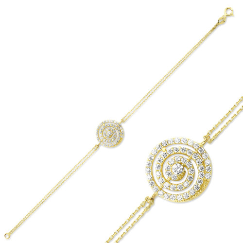 Glorria 14k Solid Gold Lava Bracelet Glorria 14k Solid Gold Lava Bracelet