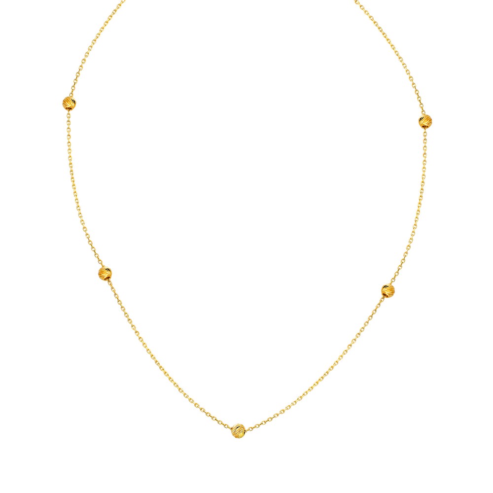 Glorria 14k Solid Gold Dorika Necklace