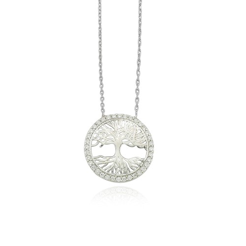 Glorria 925k Sterling Silver Life Tree Necklace Glorria 925k Sterling Silver Life Tree Necklace